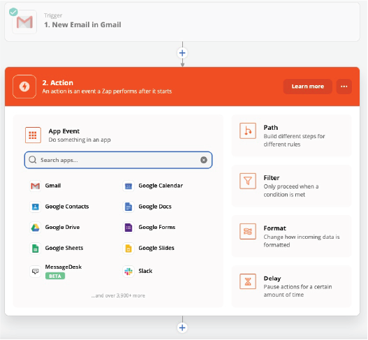 Zapier Trigger Action