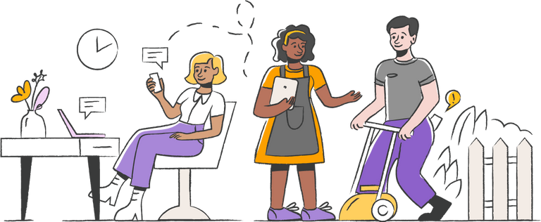 Figures showing custom plan MessageDesk